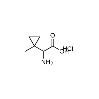 2-Amino-2-(1-methylcyclopropyl)acetic acid hydrochloride Chemical Structure