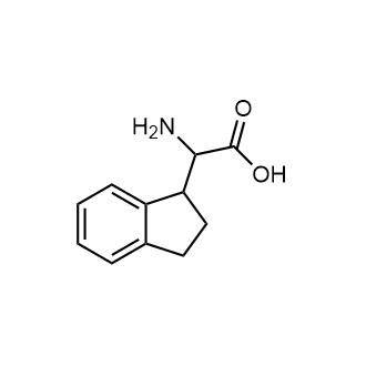 2-Amino-2-(2,3-dihydro-1H-inden-1-yl)acetic acid Chemical Structure