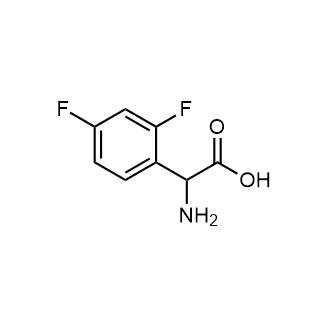 2-Amino-2-(2,4-difluorophenyl)acetic acid Chemical Structure