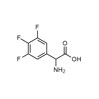 2-Amino-2-(3,4,5-trifluorophenyl)acetic acid التركيب الكيميائي