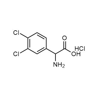 2-Amino-2-(3,4-dichlorophenyl)acetic acid hydrochloride Chemical Structure