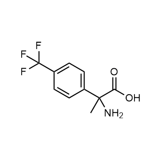 2-Amino-2-(4-(trifluoromethyl)phenyl)propanoic acid التركيب الكيميائي