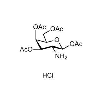 2-Amino-2-deoxy-β-D-galactopyranose 1,3,4,6-tetraacetate hydrochloride Chemische Struktur