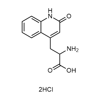 2-Amino-3-(2-oxo-1,2-dihydroquinolin-4-yl)propanoic acid dihydrochloride التركيب الكيميائي