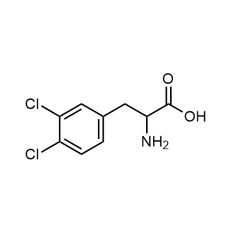 2-Amino-3-(3,4-dichlorophenyl)propanoic acid التركيب الكيميائي