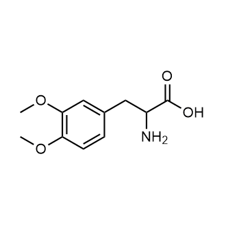 2-Amino-3-(3,4-dimethoxyphenyl)propanoic acid Chemische Struktur