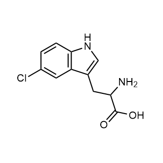 2-Amino-3-(5-chloro-1H-indol-3-yl)propanoic acid Chemical Structure