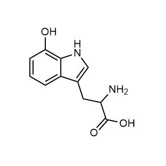 2-Amino-3-(7-hydroxy-1H-indol-3-yl)propanoic acid Chemical Structure