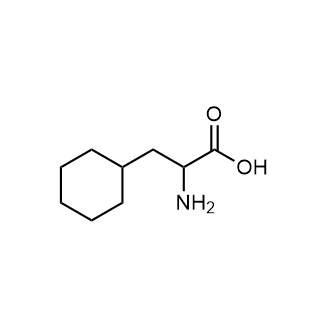 2-Amino-3-cyclohexylpropanoic acid Chemische Struktur