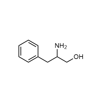 2-Amino-3-phenylpropan-1-ol 化学構造