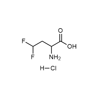 2-Amino-4,4-difluorobutanoic acid hydrochloride Chemical Structure