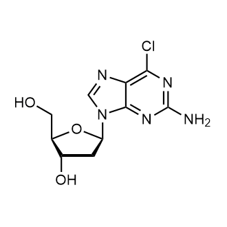 2-Amino-6-chloropurine-9-beta-D-(2'-deoxy)riboside Chemical Structure