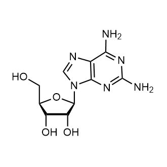 2-Aminoadenosine 化学構造