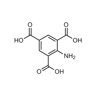 2-Aminobenzene-1,3,5-tricarboxylic acid Chemische Struktur