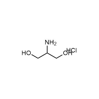 2-Aminopropane-1,3-diol hydrochloride 化学構造