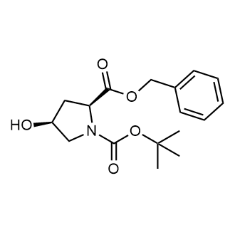 2-Benzyl 1-(tert-butyl) (2S,4S)-4-hydroxypyrrolidine-1,2-dicarboxylate Chemical Structure