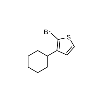 2-Bromo-3-cyclohexylthiophene Chemical Structure