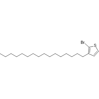 2-Bromo-3-hexadecylthiophene Chemische Struktur