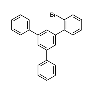 2-Bromo-5'-phenyl-1,1':3',1''-terphenyl التركيب الكيميائي