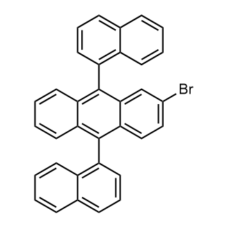 2-Bromo-9,10-di(1-naphthyl)anthracene Chemical Structure