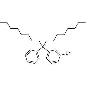 2-Bromo-9,9-di-n-octylfluorene Chemical Structure