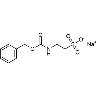 2-Cbz-amino-ethanesulfonic acid sodium salt Chemische Struktur