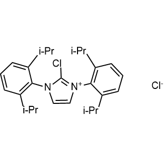 2-Chloro-1,3-bis(2,6-diisopropylphenyl)-1H-imidazolium chloride التركيب الكيميائي