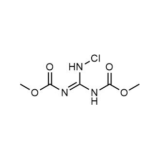 2-Chloro-1,3-bis(methoxycarbonyl)guanidine 化学構造