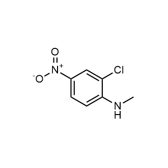 2-Chloro-N-methyl-4-nitroaniline Chemische Struktur