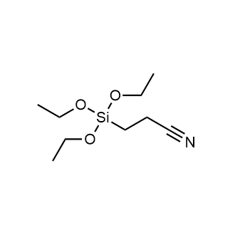 2-Cyanoethyltriethoxysilane Chemische Struktur