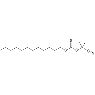 2-Cyanopropan-2-yl dodecyl carbonotrithioate Chemical Structure