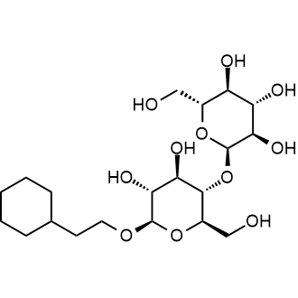 2-Cyclohexylethyl-beta-D-maltoside 化学構造