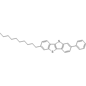 2-Decyl-7-phenylbenzo[b]benzo[4,5]thieno[2,3-d]thiophene Chemische Struktur