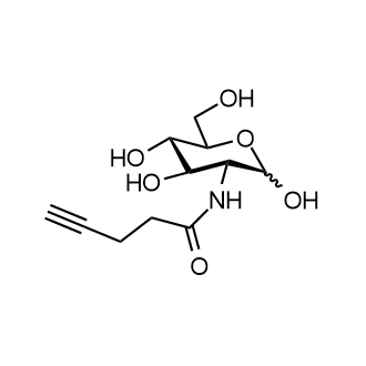 2-Deoxy-2-[(1-oxo-4-pentyn-1-yl)amino]-D-glucose Chemical Structure