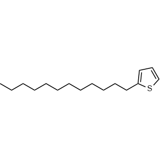 2-Dodecylthiophene 化学構造