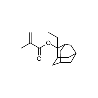 2-Ethyl-2-methacryloyloxyadamantane(stabilizedwithMEHQ) Chemical Structure