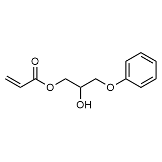 2-Hydroxy-3-phenoxypropyl acrylate Chemical Structure