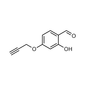 2-Hydroxy-4-(prop-2-yn-1-yloxy)benzaldehyde 化学構造