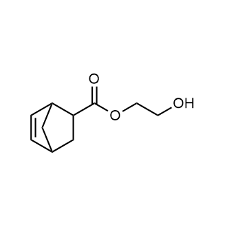 2-Hydroxyethyl 5-norbornene-2-carboxylate Chemical Structure