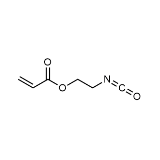 2-Isocyanatoethyl acrylate 化学構造