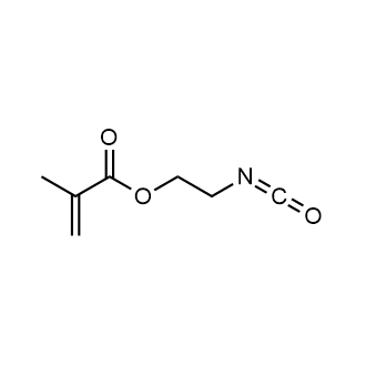 2-Isocyanatoethylmethacrylate(stabilizedwithBHT) 化学構造