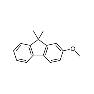 2-Methoxy-9,9-dimethyl-9H-fluorene التركيب الكيميائي