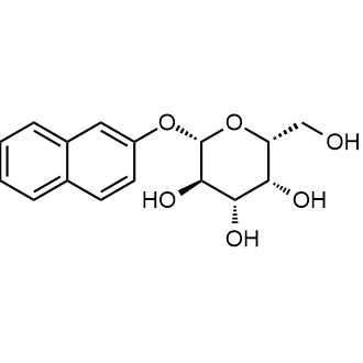 2-Naphthyl b-D-galactopyranoside Chemische Struktur