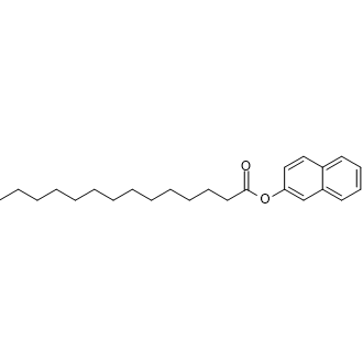 2-Naphthyl Myristate التركيب الكيميائي