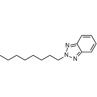 2-n-Octylbenzotriazole 化学構造