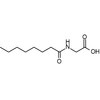 2-Octanamidoacetic acid Chemical Structure