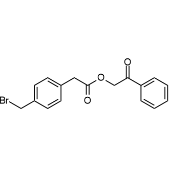 2-Oxo-2-phenylethyl 2-(4-(bromomethyl)phenyl)acetate Chemical Structure