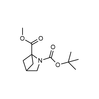 2-tert-Butyl 1-methyl 2-azabicyclo[2.1.1]hexane-1,2-dicarboxylate Chemical Structure