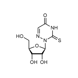 2-Thio-6-azauridine 化学構造