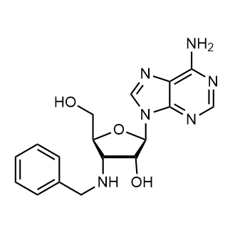 3'-(Benzylamino)-3'-deoxyadenosine Chemical Structure